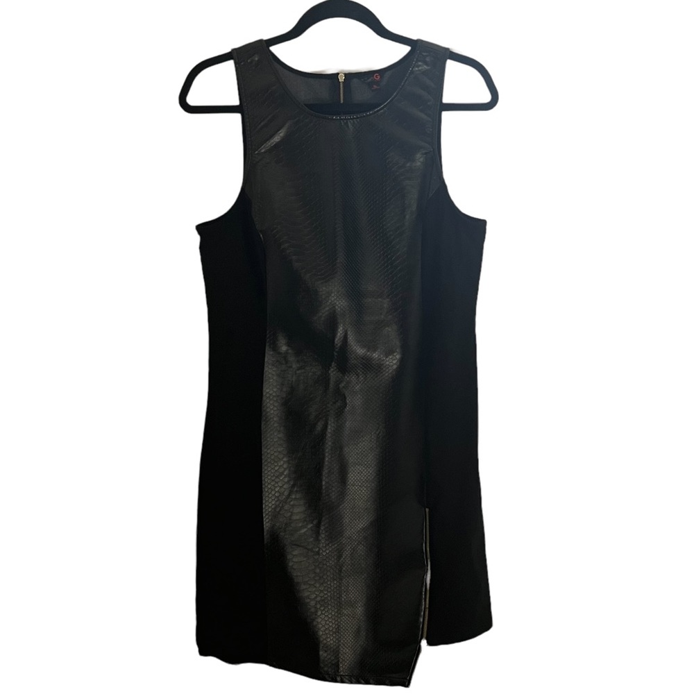 G  by Guess Faux Black Leather Dress - XL